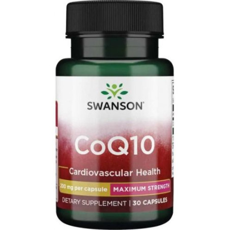 CoQ10, 200 mg, 30 капсули, Swanson