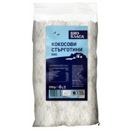 Кокосови стърготини, 200 g, Био класа