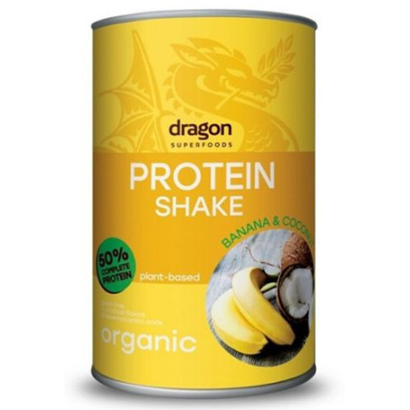 Протеинов шейк, банан и кокос, 450 g, Dragon Superfoods