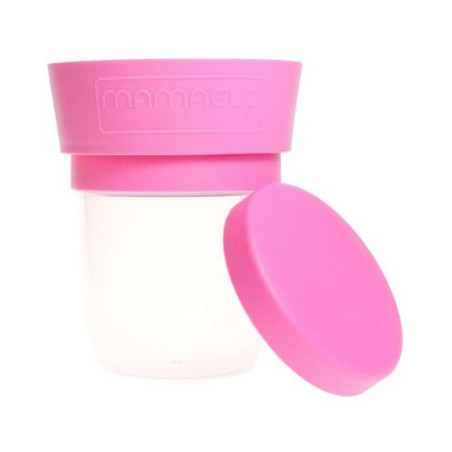 Неразливаща се чаша за снакс Mamacup - Розова, 400 ml