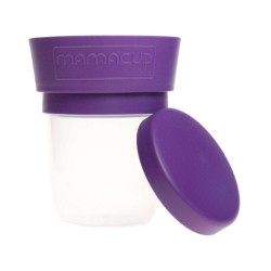 Неразливаща се чаша за снакс Mamacup - Лилава, 400 ml