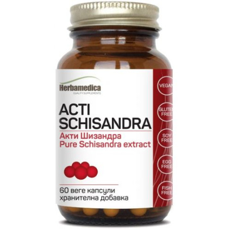 Аcti Schisandra, 60 веге капсули, Herbamedica