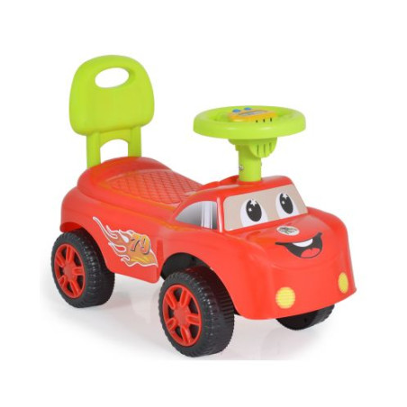 Кола за бутане Moni Toys - Keep Riding, червена
