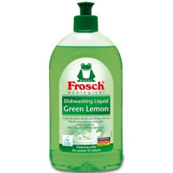 Препарат за миене на съдове Frosch - Зелен лимон, 500 ml