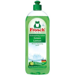 Препарат за миене на съдове Frosch - Зелен лимон, 750 ml