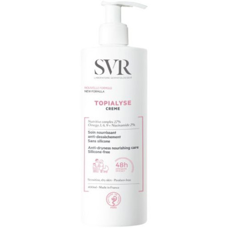 SVR Topialyse Крем за лице и тяло, 400 ml