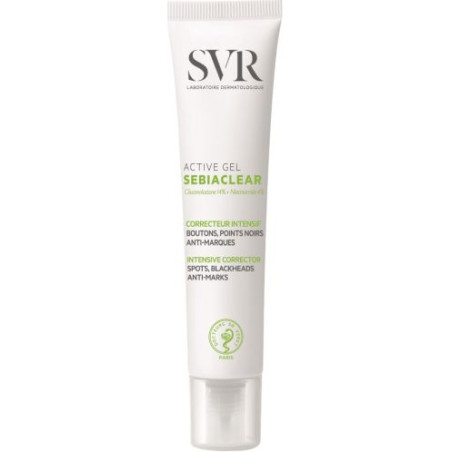 SVR Sebiaclear Активен гел за лице, 40 ml