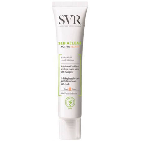 SVR Sebiaclear Тониращ крем за лице Active, 40 ml