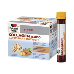 Doppelherz System Kollagen Curcuma + Ingwer, 30 флакона
