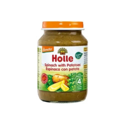 Holle Био пюре със спанак и картоф 5+ месеца 190г