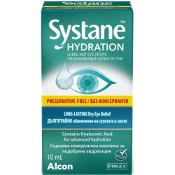 Systane Hydration Капки за очи, без консерванти, 10 ml, Alcon