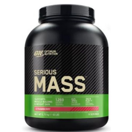 Serious Mass, ягода, 2721 g, Optimum Nutrition