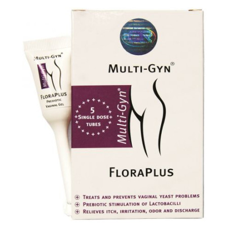FloraPlus Вагинален гел, 5 дози, Multi-Gyn