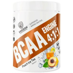 BCAA Engine 4:1:1, студен чай праскова, 400 g, Swedish Supplements