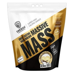 Massive Mass, ванилов сладолед, 3.5 kg, Swedish Supplements