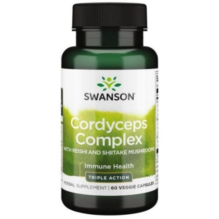Cordyceps Complex, 600 mg, 60 капсули, Swanson