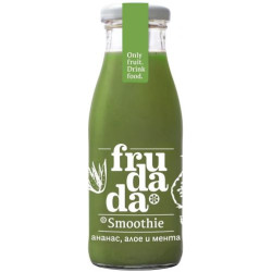 Смути, Ананас, алое вера и мента, 250 ml, Frudada