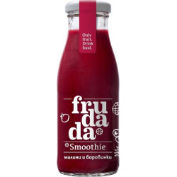 Смути, Малини и боровинки, 250 ml, Frudada