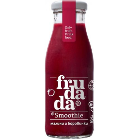 Смути, Малини и боровинки, 250 ml, Frudada