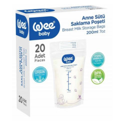 Плик за кърма Wee Baby - 20 броя, 200 ml