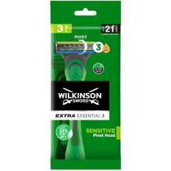 Wilkinson Sword Самобръсначки Extra3 Essential Sensitive, 3 броя