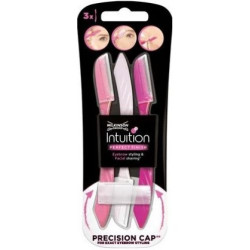 Wilkinson Sword Intuition Инструмент за вежди и лице Perfect Finish, 3 броя