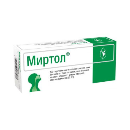 Миртол, 120 mg, 20 капсули, Pohl-Boskamp