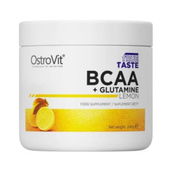 BCAA + Glutamine, лимон, 200 g, OstroVit
