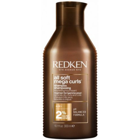 Redken All Soft Mega Curls Шампоан за коса, 300 ml