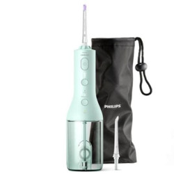 PHILIPS Cordless Power Flosser 3000 2 flossing modes 3 intensities Easy-to-fill 250ml reservoir mind green
