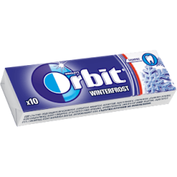 White Дъвки дражета Winterfrost, 10 бр., 14 g