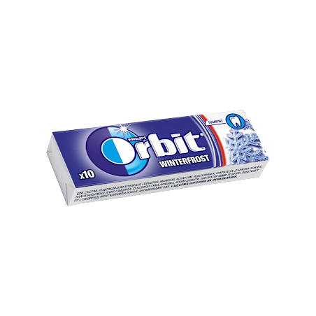 White Дъвки дражета Winterfrost, 10 бр., 14 g