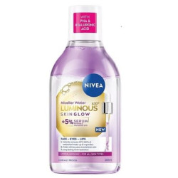 NIVEA LUMINOUS SKIN GLOW Мицеларна вода със серум, 400мл.
