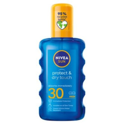 NIVEA SUN PROTECT&DRY TOUCH Слънцезащитен спрей SPF 30, 200 мл