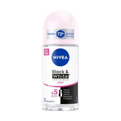 NIVEA INVISIBLE ON BLACK & WHITE CLEAR Дамски рол он, 50 мл