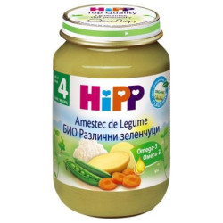 HIPP BIO Пюре различни зеленчуци 4070, 190 гр