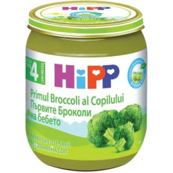 HIPP BIO Пюре Броколи и ориз 4012, 125 гр