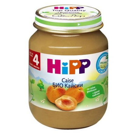 HIPP BIO Пюре Кайсии 4+месеца 4212, 125 г