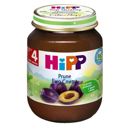 HIPP BIO Пюре Сливи 4+месеца 4253, 125 г