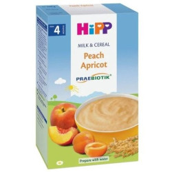 HIPP PREABIOTIK Инстантна каша праскова и кайсия 2983, 250 гр