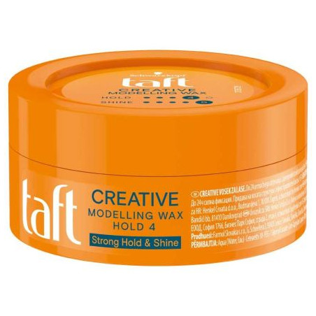 TAFT CREATIVE LOOK MODELLING WAX Вакса за коса 4, 75 мл.