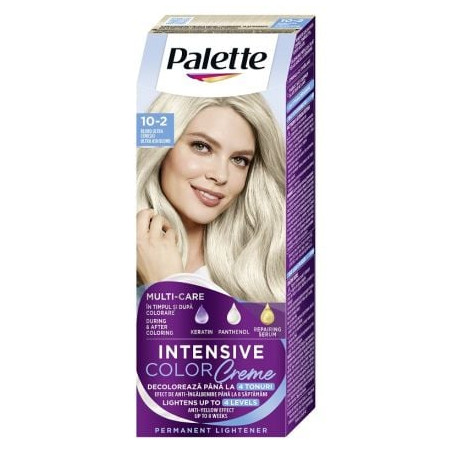 PALETTE INTENSIVE COLOR CREME Боя за коса 10-2 Ultra Ash Blonde