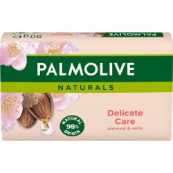 PALMOLIVE NATURALS Сапунс с бадемово мляко delicate care, 90 гр.