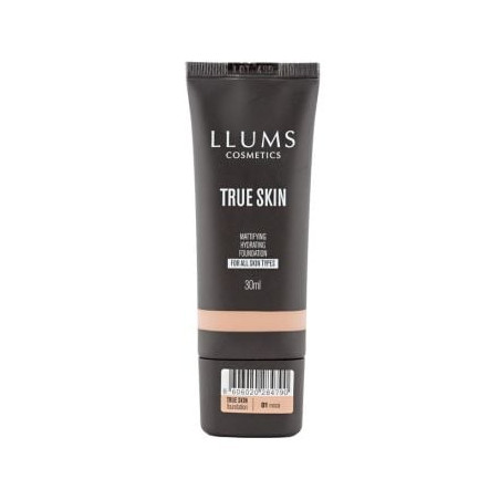 LLUMS TRUЕ SKIN Фон дьо тен тубичка мока