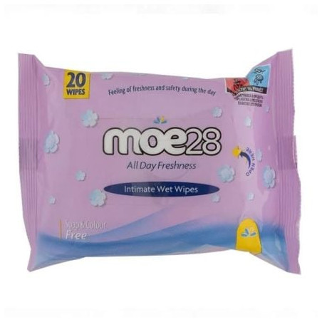 МОЕ 28 Мокри кърпи, 20 бр.
