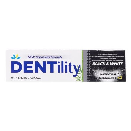 DENTILITY BLACK&WHITE Паста за зъби, 100 мл