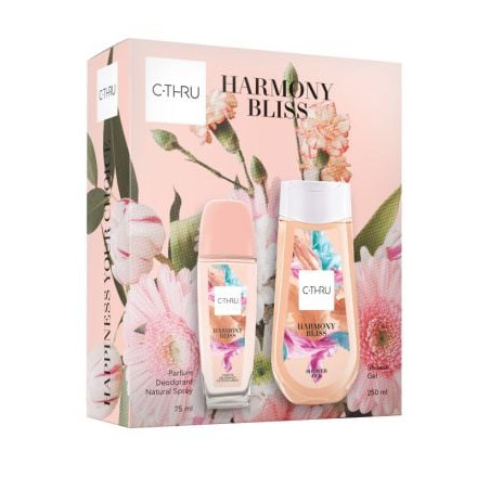 C-THRU HARMONY BLISS Комплект натурален спрей 75мл + душ гел 250мл