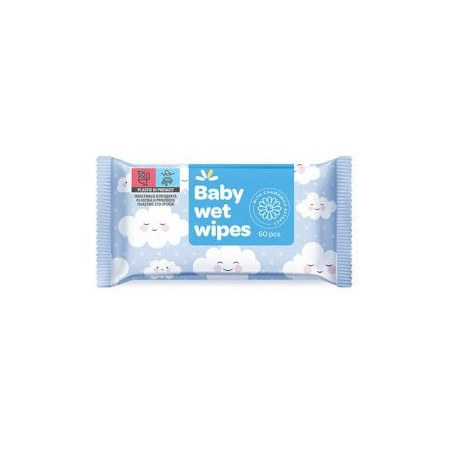 LILLY Бебешки мокри кърпчики, 60 бр