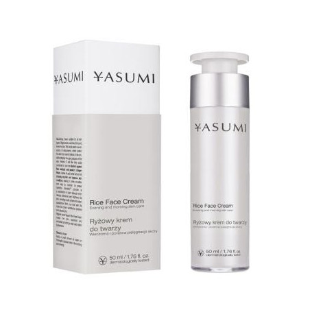 YASUMI PURE RICE Изглаждащ оризов крем за лице, 50мл.