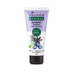 VELNEA NATURAL BLUEBERRY & ACAI Крем за тяло, 200мл